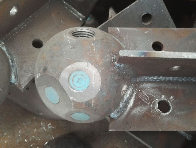 峨眉山螺栓球球塞，网架配件